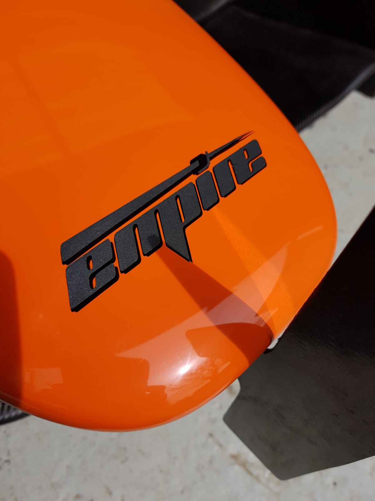 Empire Evo 3 factory bodywork and badge